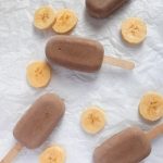 4 sugar free banana popsicles with sticks